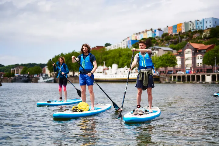 SUP Bristol — Rowing in Spike Island, Bristol