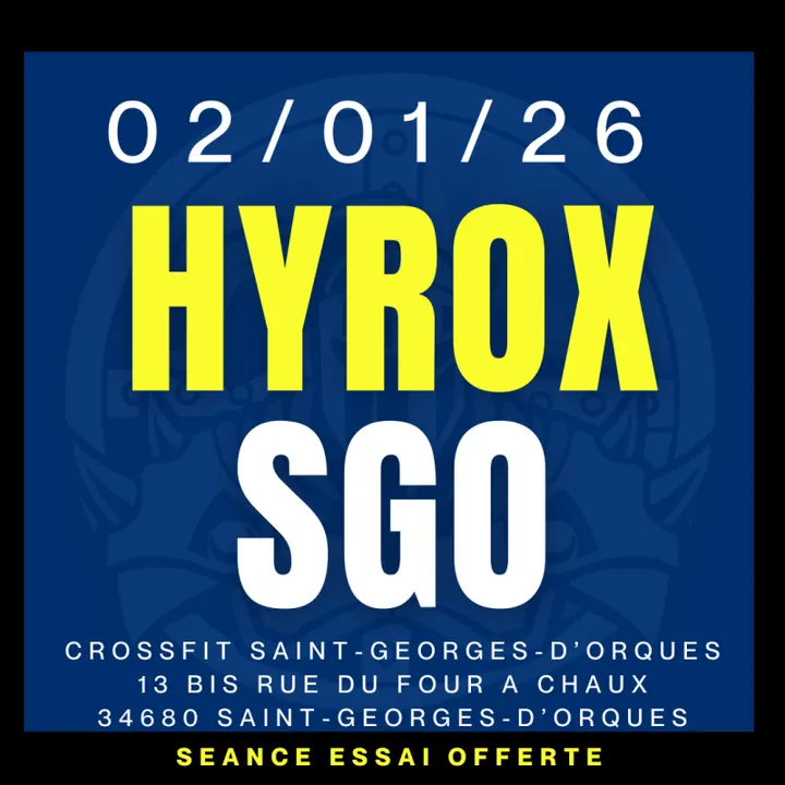 CrossFit SGO — HYROX à Saint-Georges-d'Orques