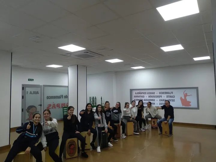 Escuela de Flamenco A COMPAS — Baile en El Tagarete, Almería
