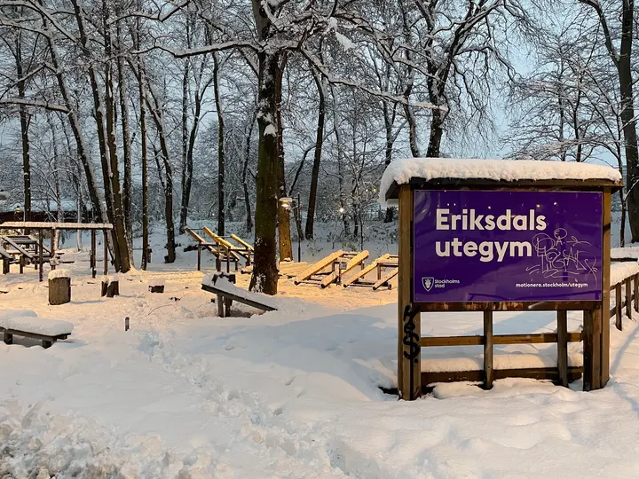 Eriksdal outdoor gym — fitness studio in Södermalm, Stockholm — 3