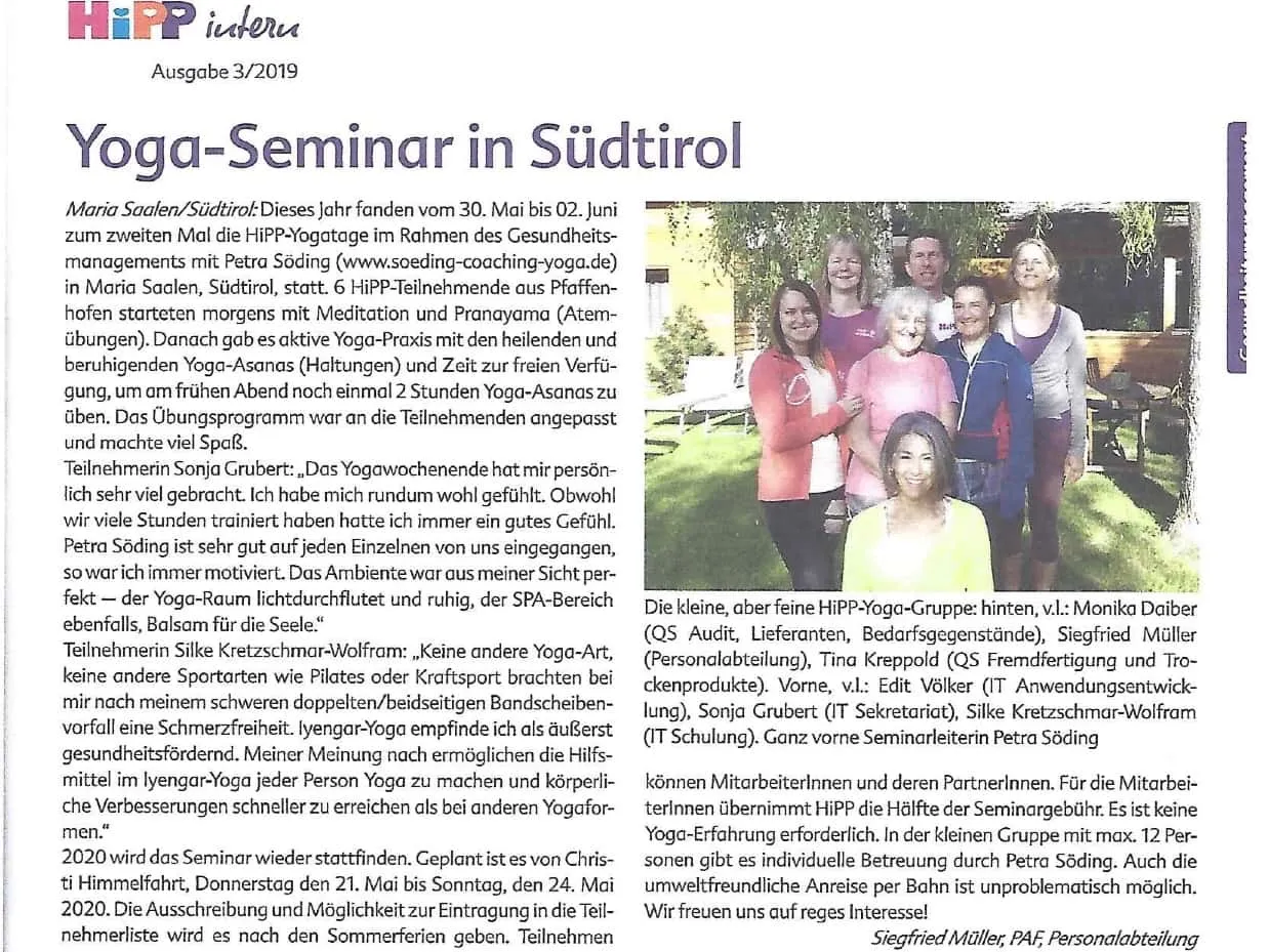 Petra Söding - Yoga nach Iyengar und Coaching in München Sendling — yoga-studio i München — 3