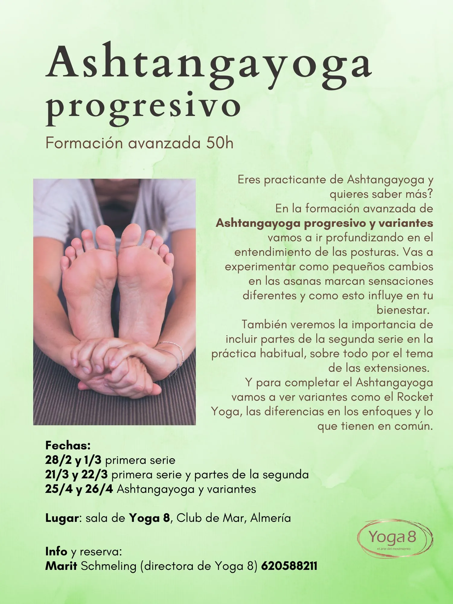 Yoga 8 - El Arte del Movimiento — yoga-studio i Oliveros, Almería — bild 3
