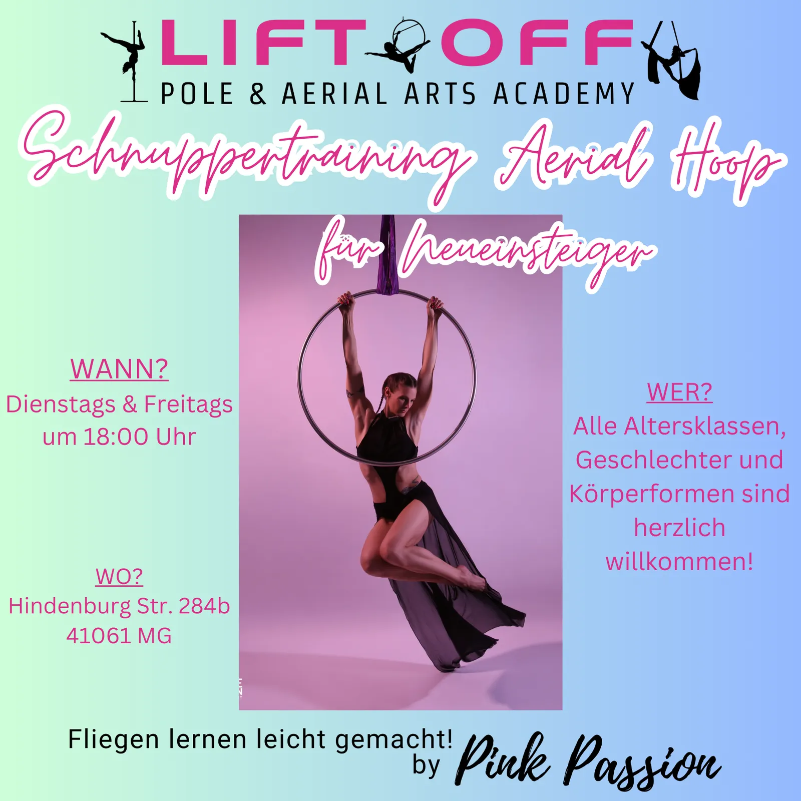 Lift Off – Pole & Aerial Academy — dans-studio i Mönchengladbach — 5