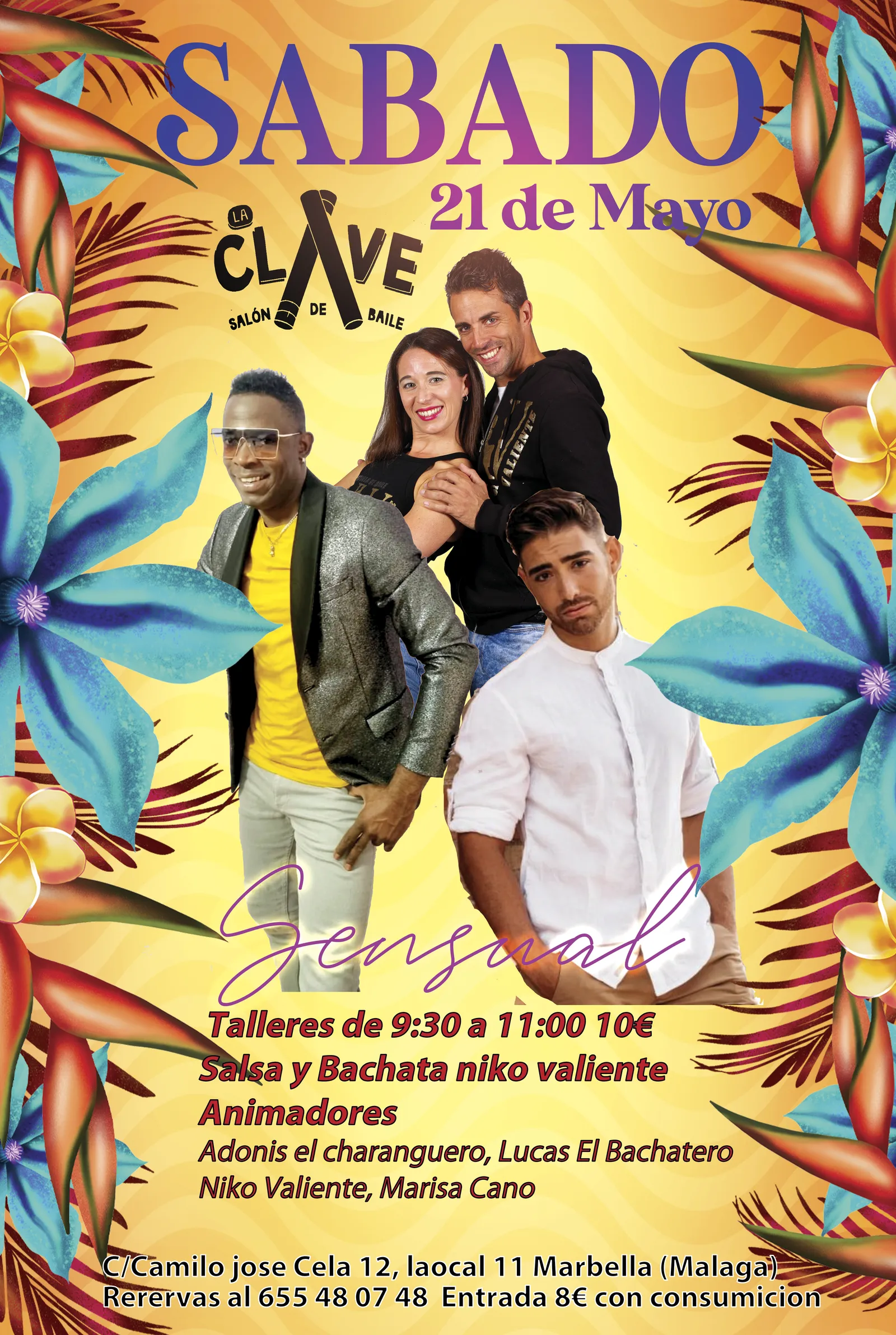 La Clave Bailes Latinos — dans-studio i Miraflores, Marbella — bild 2