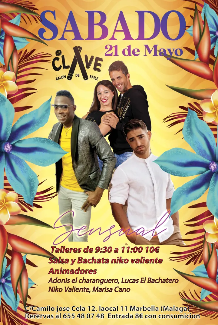 La Clave Bailes Latinos — Baile en La Carolina, Marbella