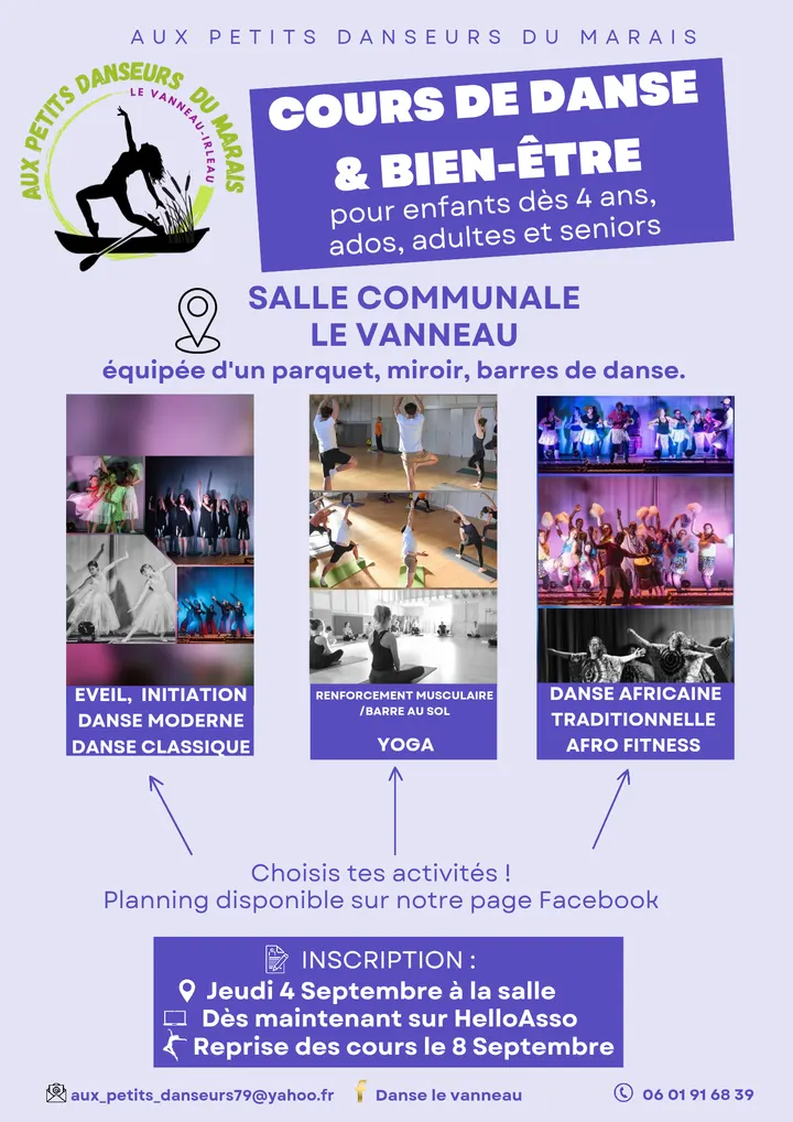 Association Aux petits danseurs du marais — danse-studio au Vanneau-Irleau — 2