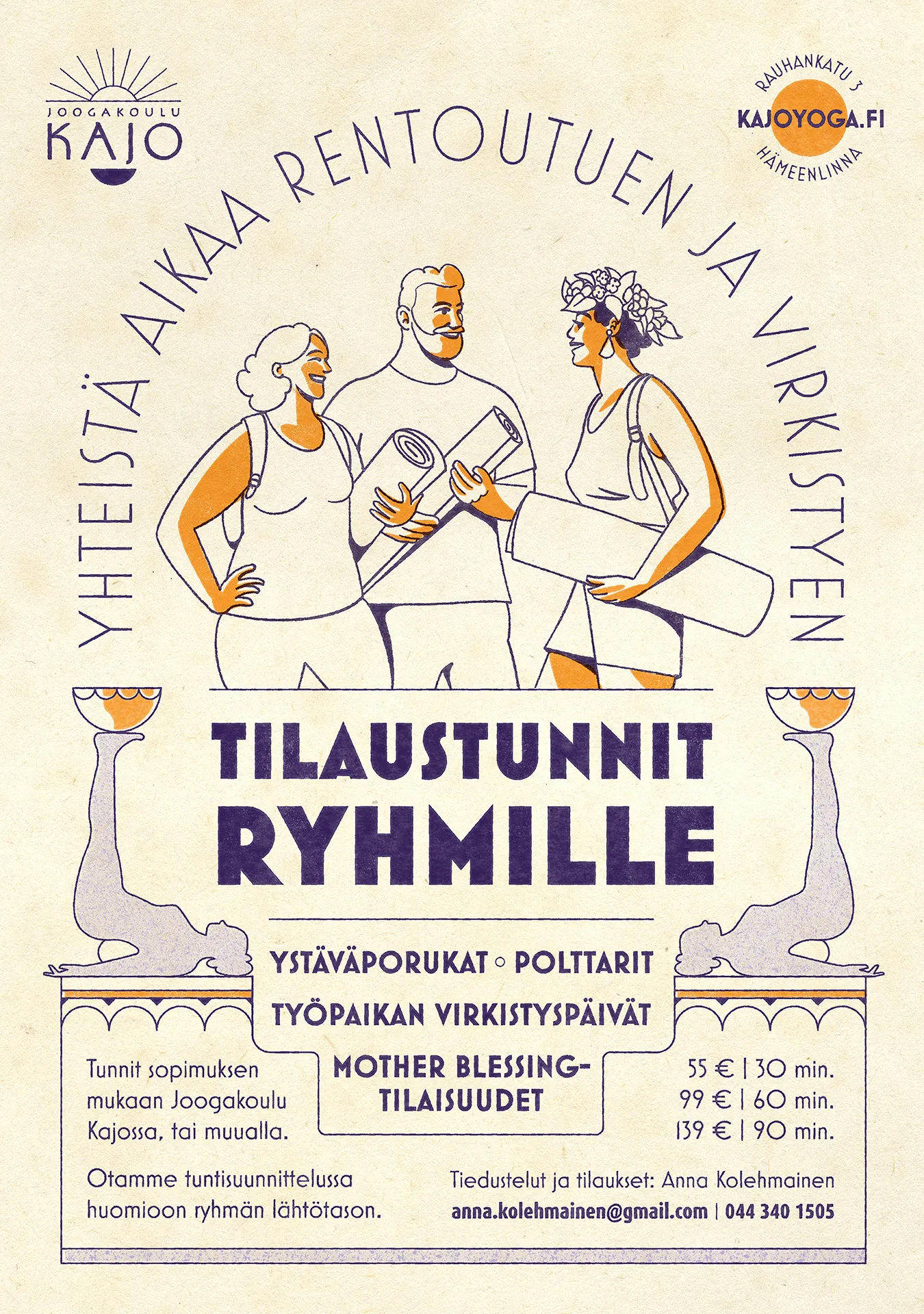 Joogakoulu Kajo — yoga-studio i Hämeenlinna — bild 3
