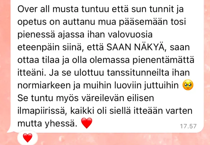 Essi Pulkkanen valmennus & tanssitunnit — tanssi-studio – Alppiharju, Helsinki — 2