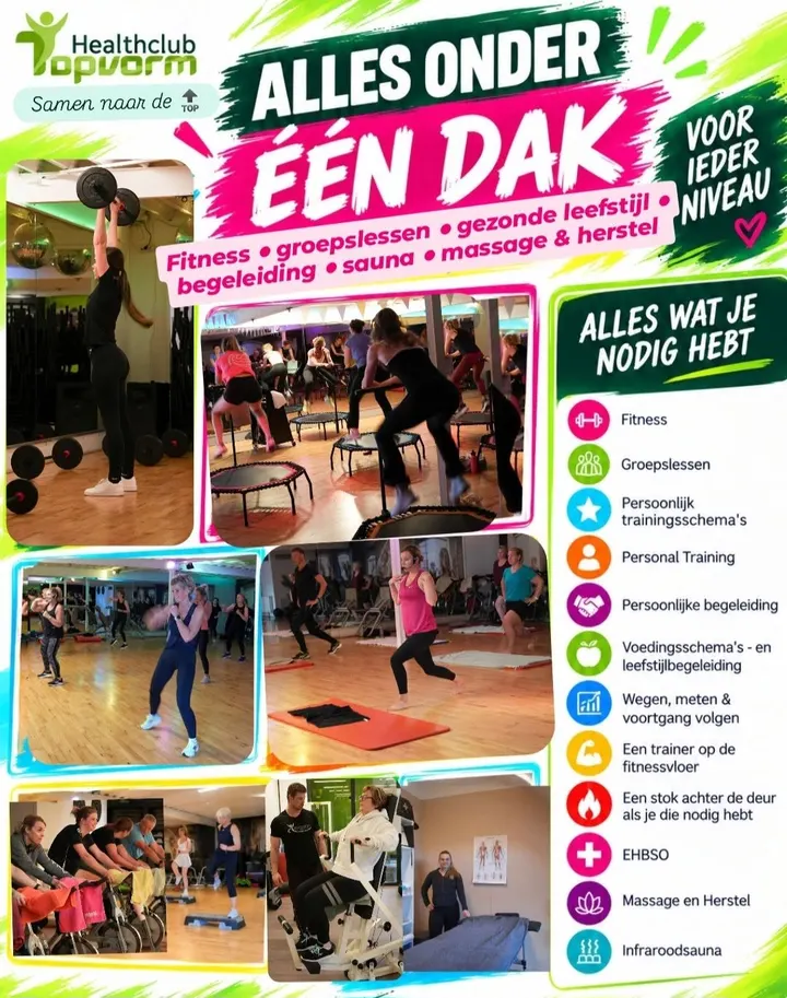 Healthclub Topvorm — Sportschool in Middendorp, Schoonebeek