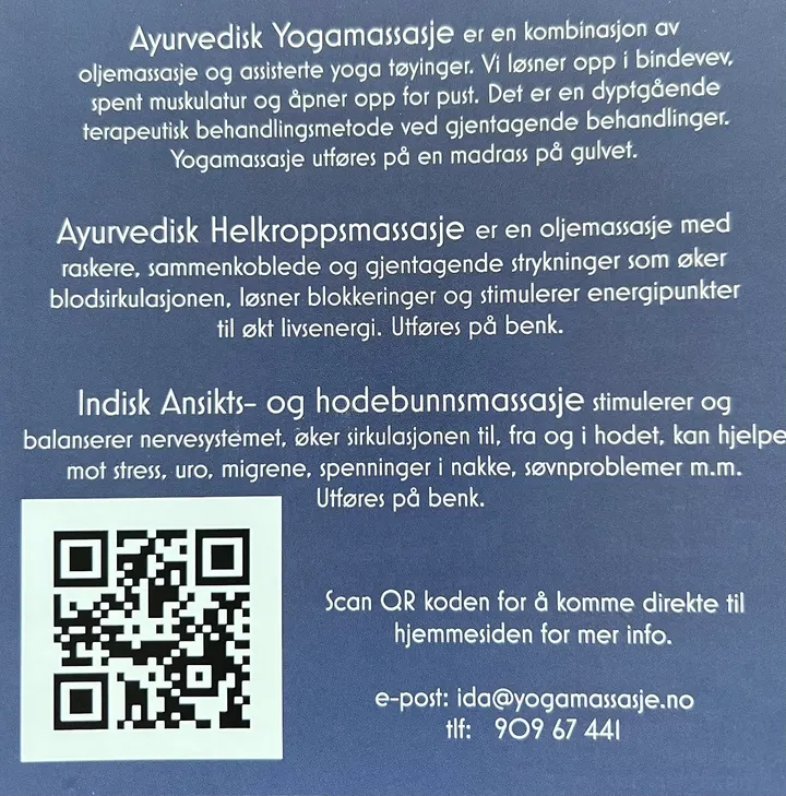 Yoga Massasje Terapeut Ida Sofie Lunde — yoga-studio i Bredsand, Moss — 3