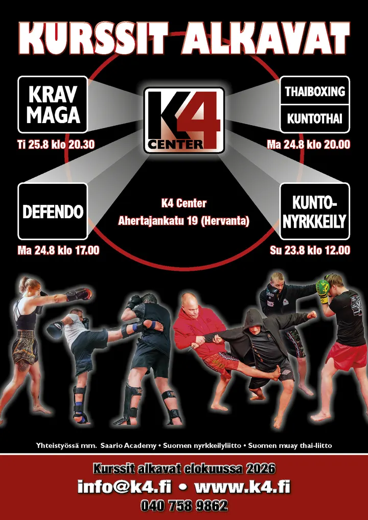 K4 Center — kamppailulajit-studio – Hervanta, Tampere — 3