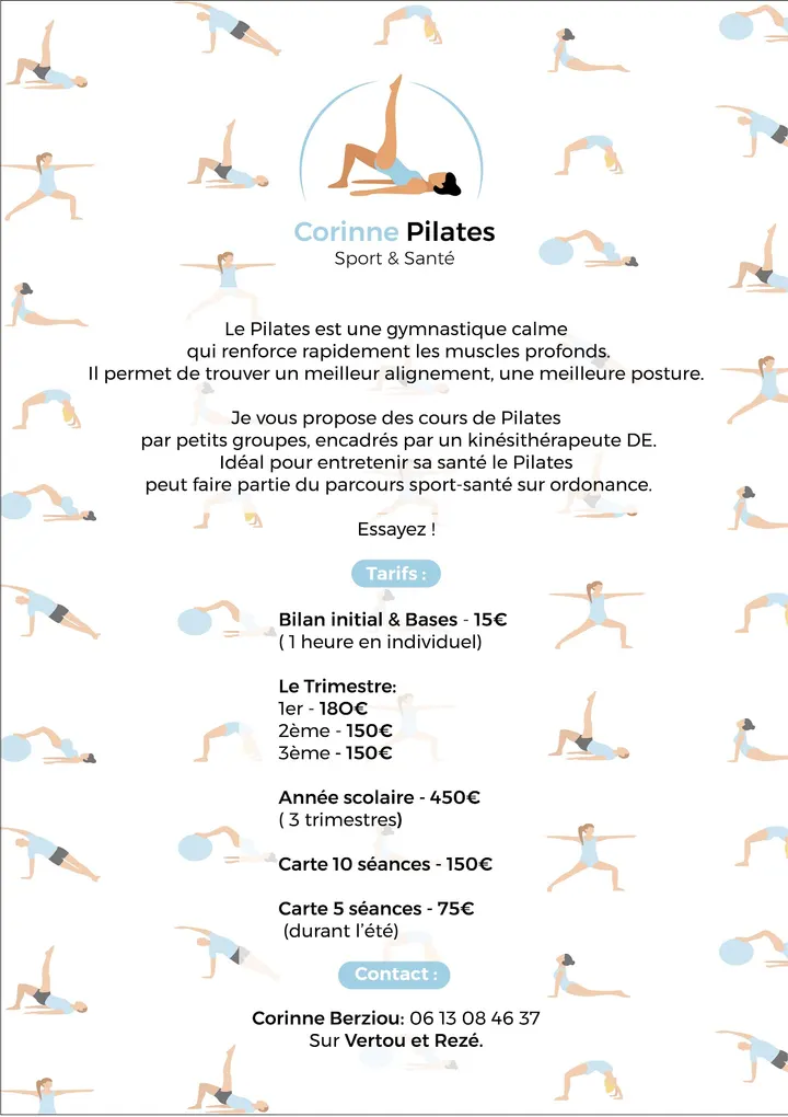 Corinne Pilates Vertou — Pilates à Vertou