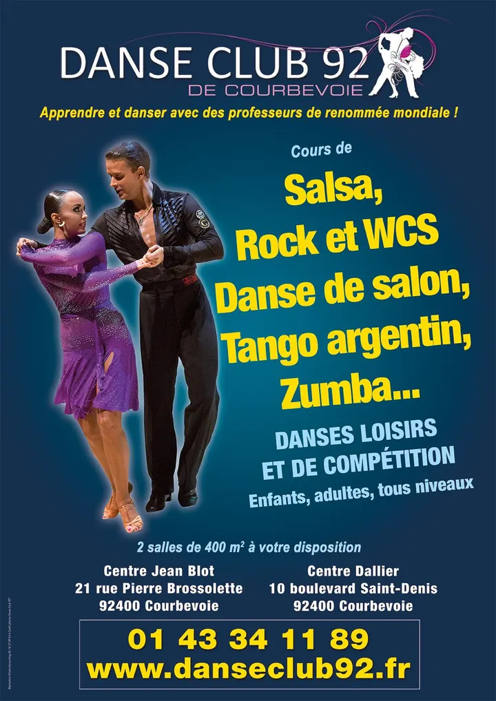 Danse Club 92 Courbevoie — Danse à Quartier Cœur de Ville, Courbevoie