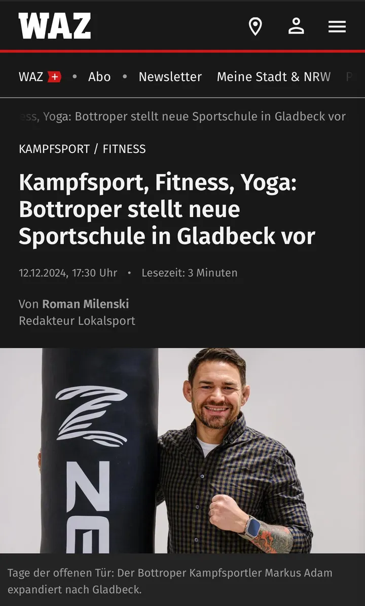 Sportschule Gladbeck — Kampfsport in Butendorf, Gladbeck