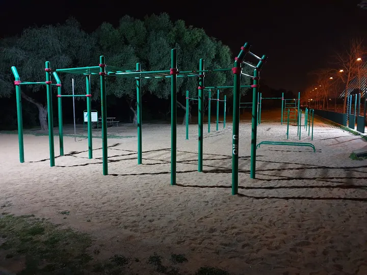 Training on Way - Parque del Alamillo — entrenamiento personal-studio en Triana, Sevilla — 2