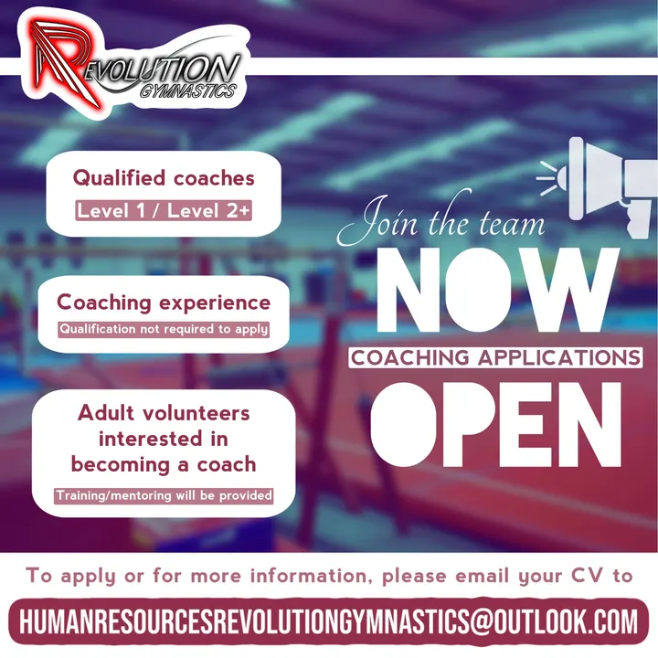 Revolution Gymnastics — Gymnastics in Selly Oak, Birmingham
