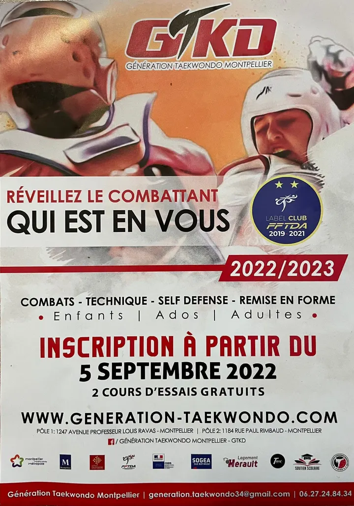 Generation Taekwondo — arts martiaux-studio à Alco, Montpellier — 3