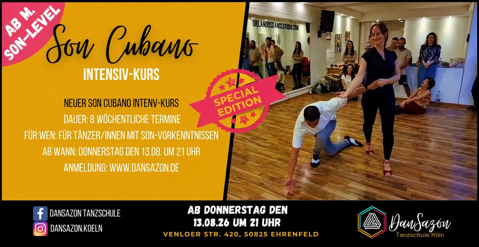 DanSazón Tanzschule - Raum 2 — dans-studio i Köln — 2