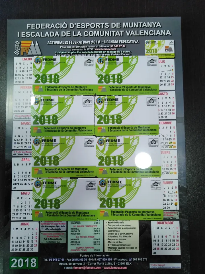 FEMECV Oficina Elche - Federación de Deportes de Montaña y Escalada de la Comunidad Valenciana — Escalada en Algorós, Elche