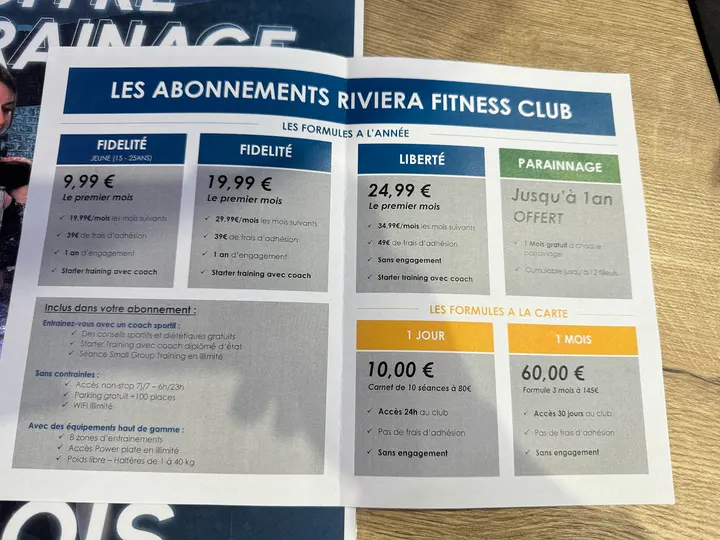 Riviera Fitness Club — salle de fitness-studio à Pégomas — 2