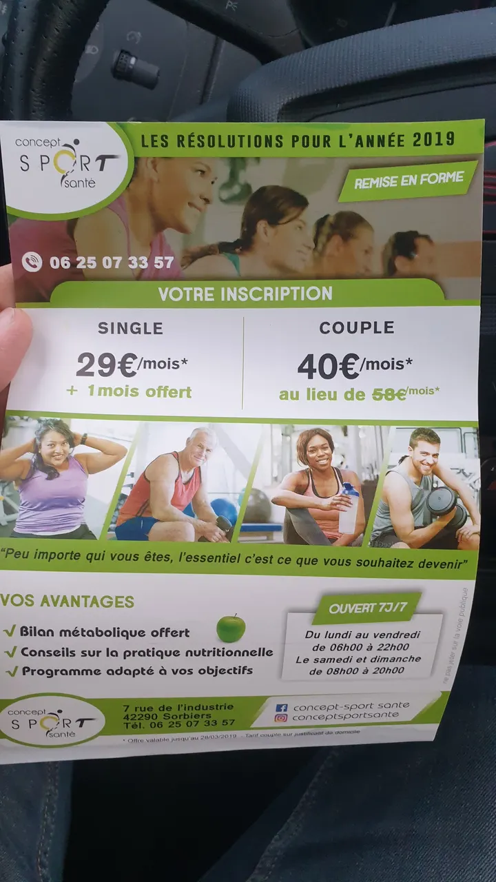 Concept Sport Santé — salle de fitness-studio à La Sauzéat, Sorbiers — 2