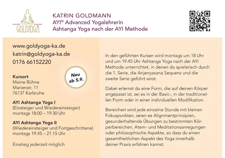 goldyoga-ka — yoga-studio in Karlsruhe — 4
