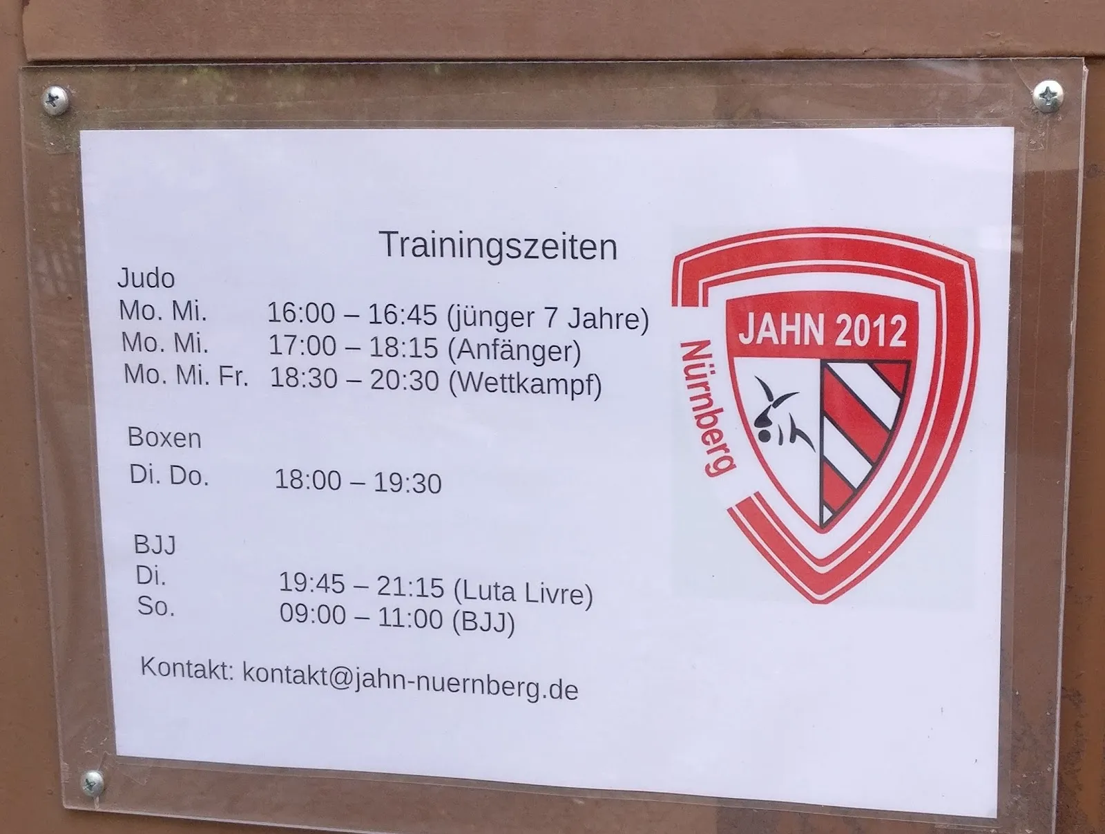 Jahn Nürnberg 2012 e.V. — kampfsport-studio in Galgenhof, Nürnberg — 2