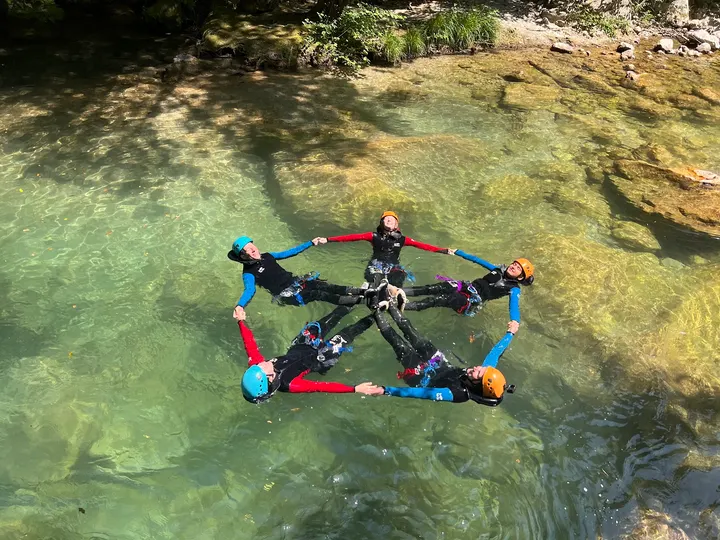 CANYONING NICE : LES PIROGUES — escalade-studio au Piol, Nice — 3