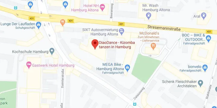 DiaoDance Kizomba tanzen — tanz-studio in Bahrenfeld, Hamburg — 2
