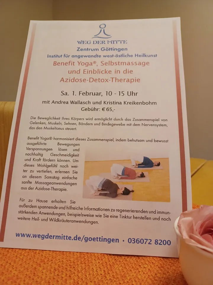 WEG DER MITTE Zentrum Göttingen — Yoga in Geismar, Göttingen