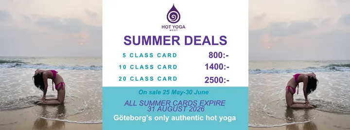 Hot Yoga West — hot yoga-studio i Inom Vallgraven, Göteborg — 2