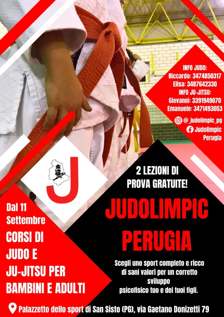 JUDOLIMPIC PERUGIA — Arti marziali a San Sisto, Perugia