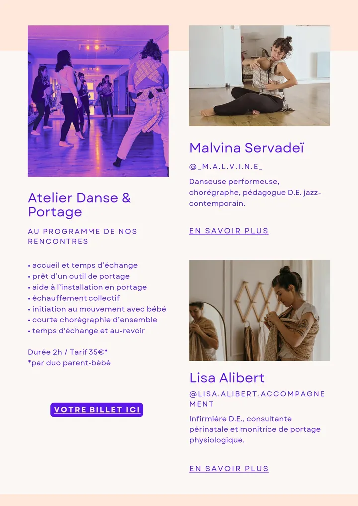 Atelier Danse & Portage Aix / Cours de danse maman-bébé / Baby dance class — danse-studio à Aix-en-Provence — 5