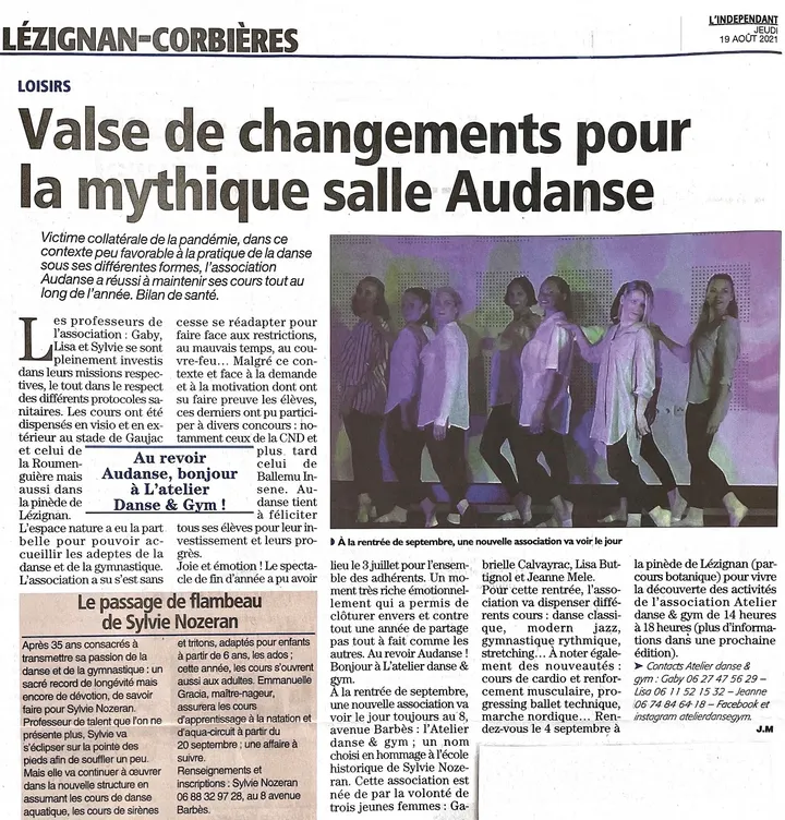 L'atelier Danse & Gym — danse-studio à Lézignan-Corbières — 3
