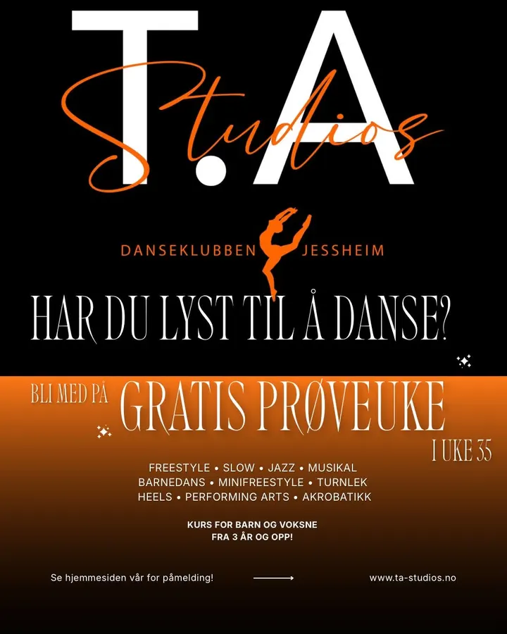 Danseklubben Jessheim — dans-studio i Algarheim — 2