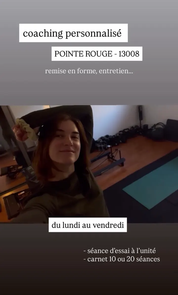 Sophie Coaching Club Sportif particulier — coaching personnel-studio à 8e Arrondissement, Marseille — 3