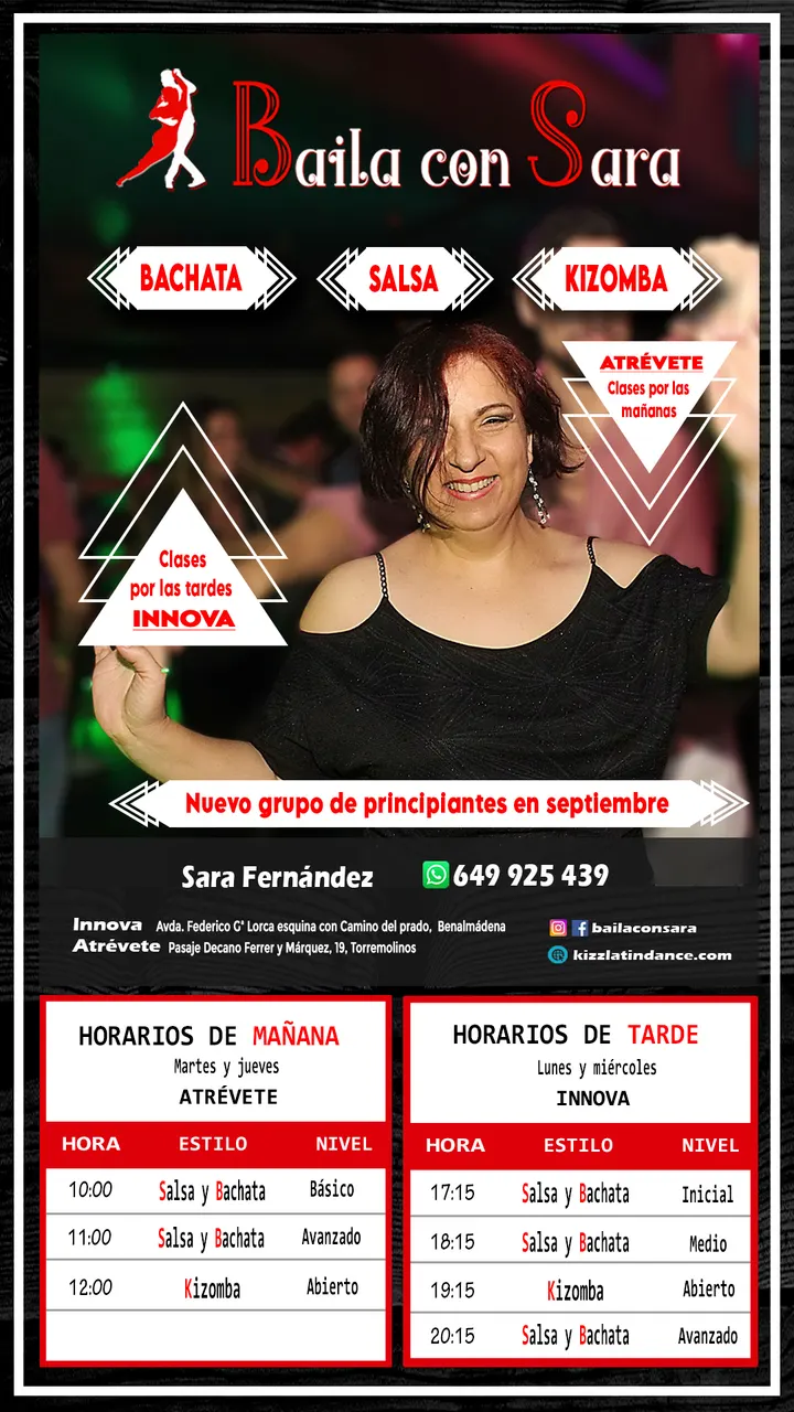 Baila con Sara — baile-studio en Benalmádena, Málaga — 2