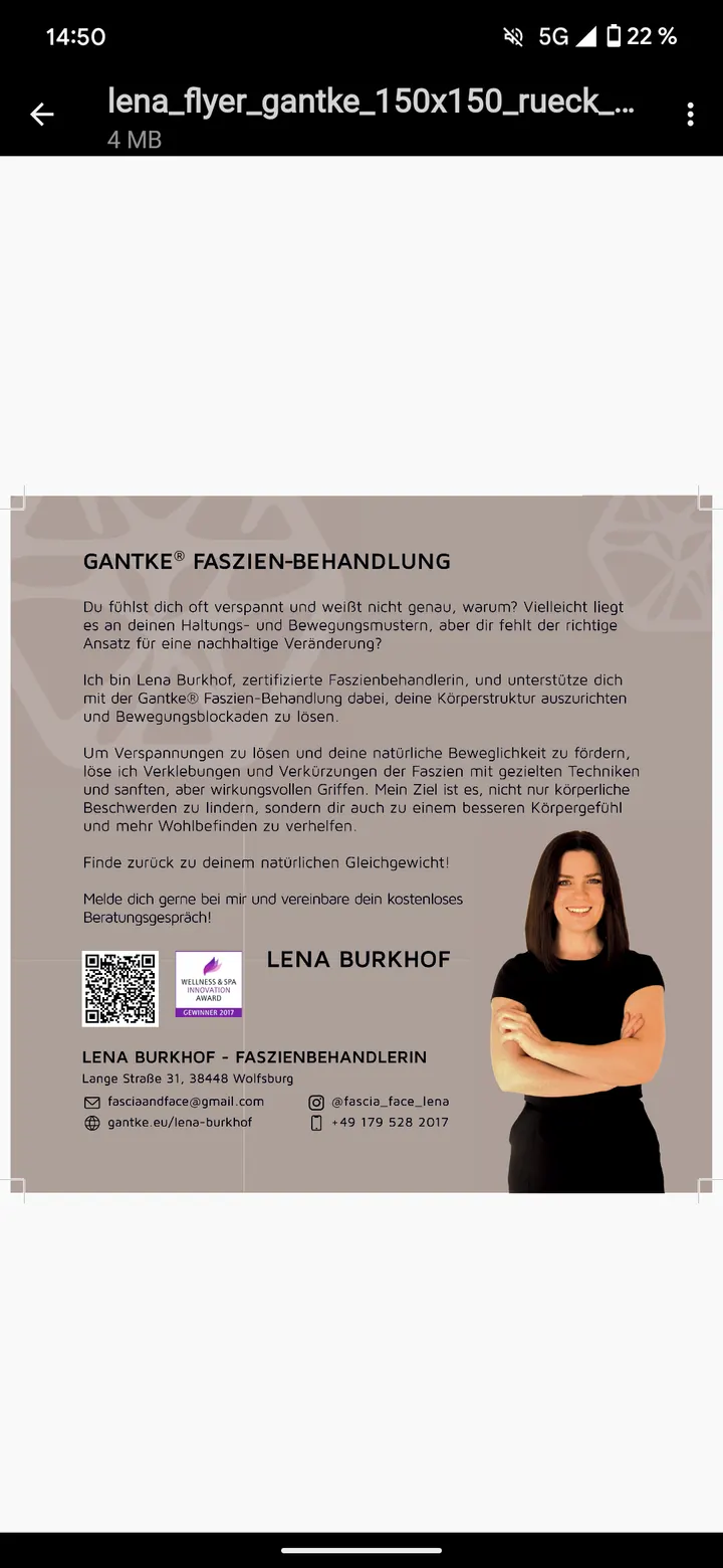 "Fascia & Face" Elena Burkhof — yoga-studio in Wolfsburg — 3
