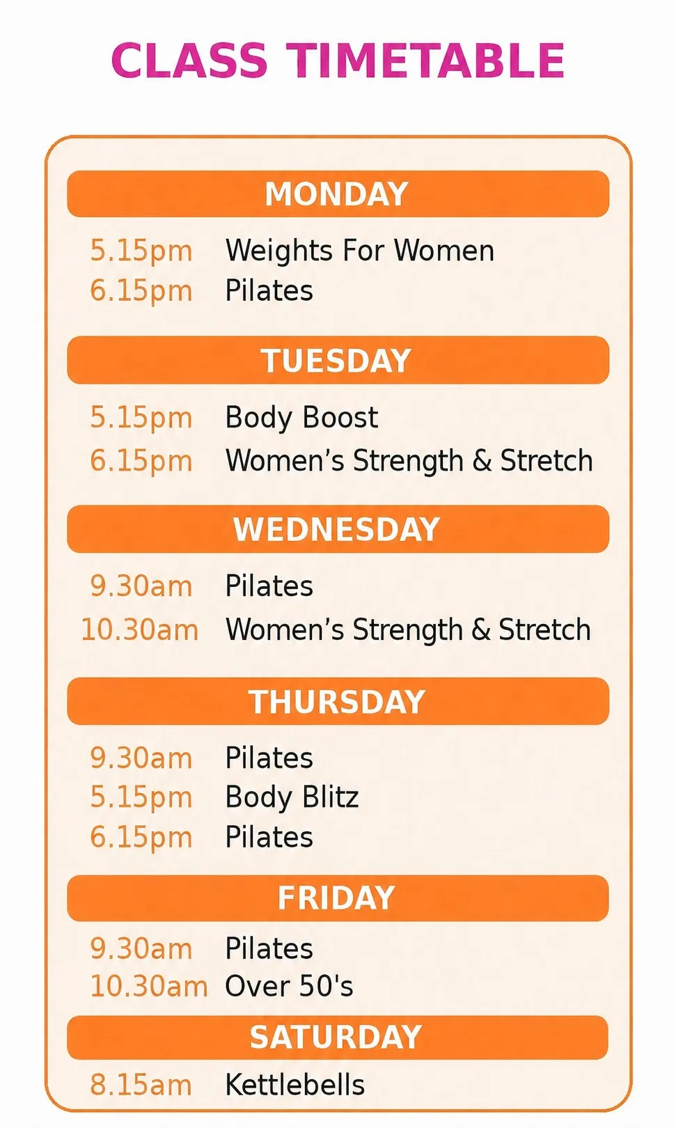Keep fit with Michelle — fitness studio in Redditch — 2