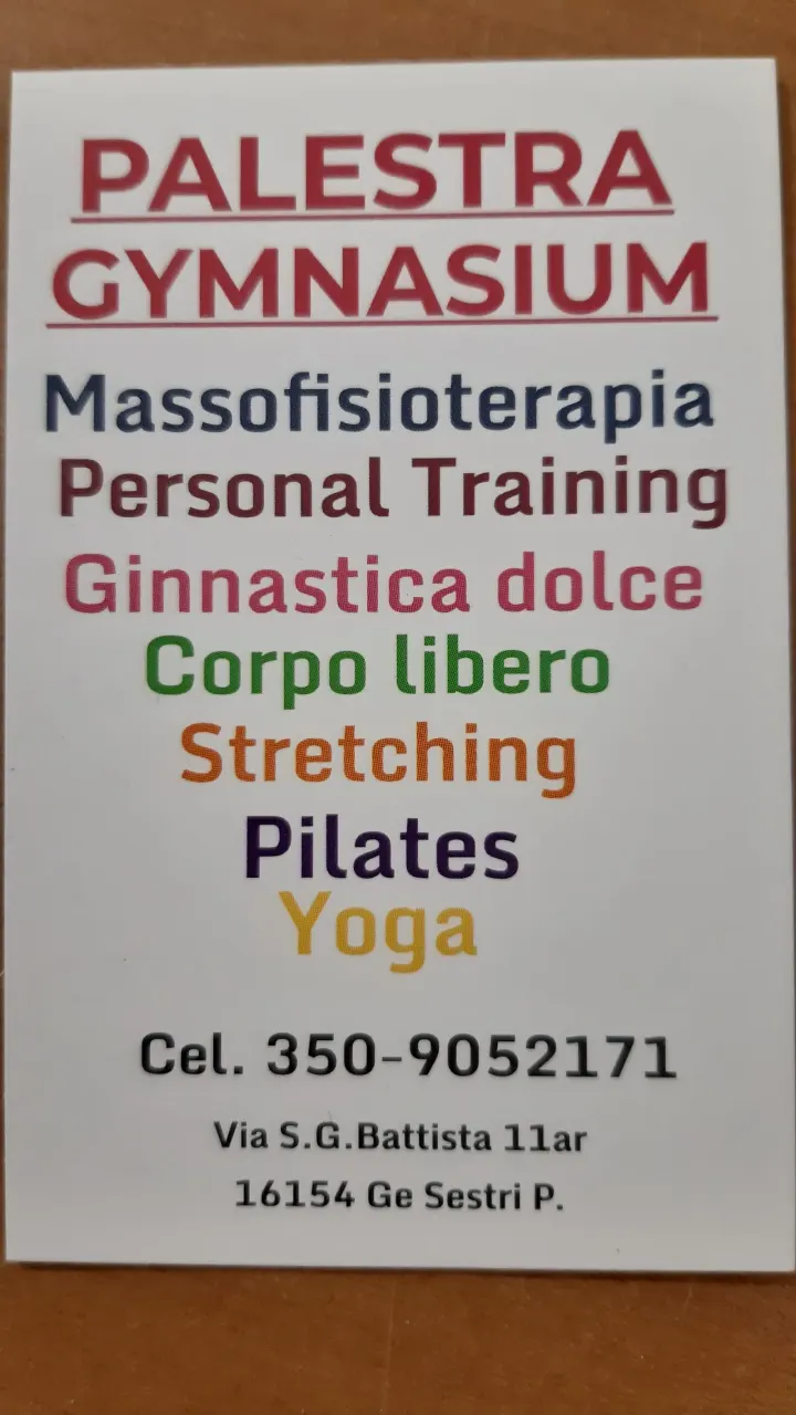 Palestra Gymnasium di Cagnoni Silvia & C — Palestre a Sestri Ponente, Genova