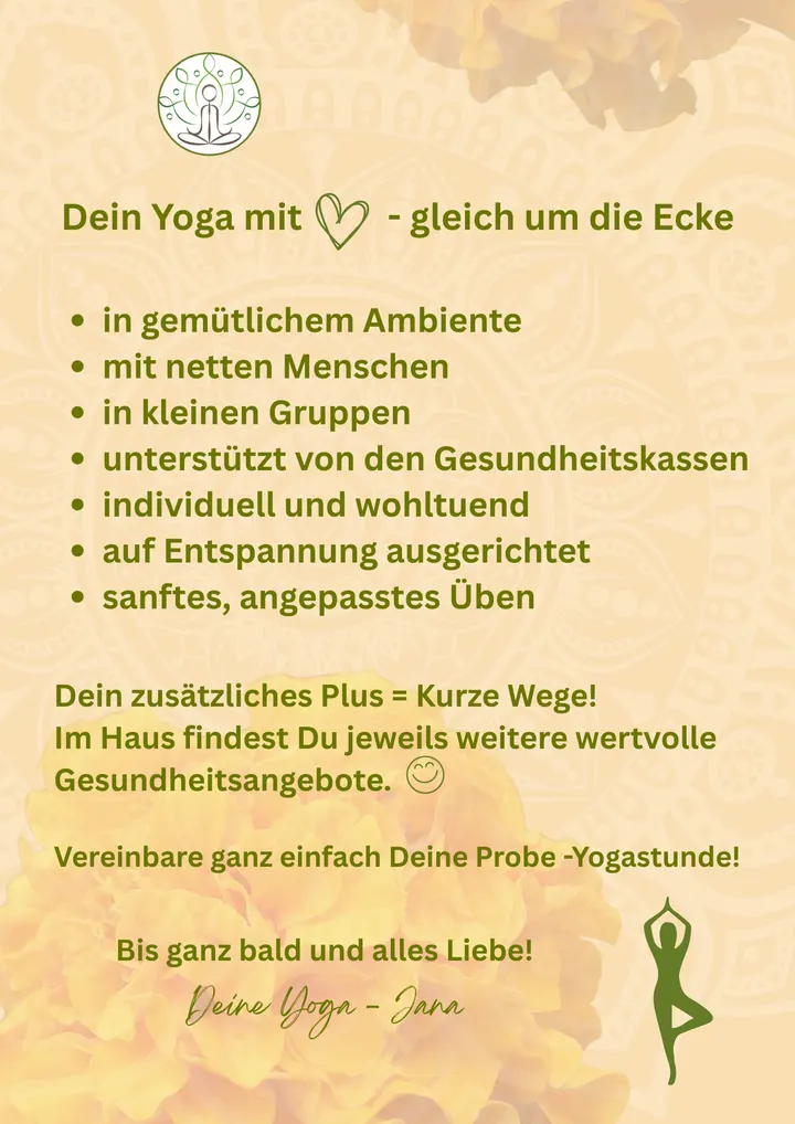 YOGA FÜR DICH / Hatha-Yoga / Jana Mildner — Yoga in Sonnenberg, Chemnitz