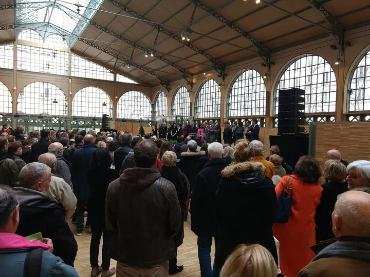 Le Carreau du Temple — Aérien à Paris 3e Arrondissement, Paris