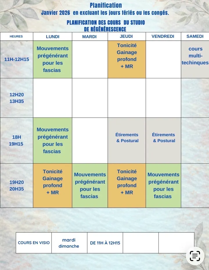 Studio Régénérescence — entraînement fonctionnel-studio à La Ciotat, Marseille — 2