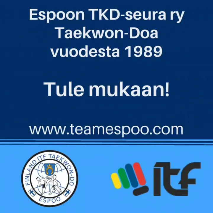 Espoon TKD-seura ry — kamppailulajit-studio – Espoo, Helsinki — 2