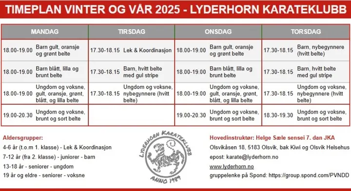 Lyderhorn Karateklubb — kampsport-studio i Laksevåg, Bergen — 2