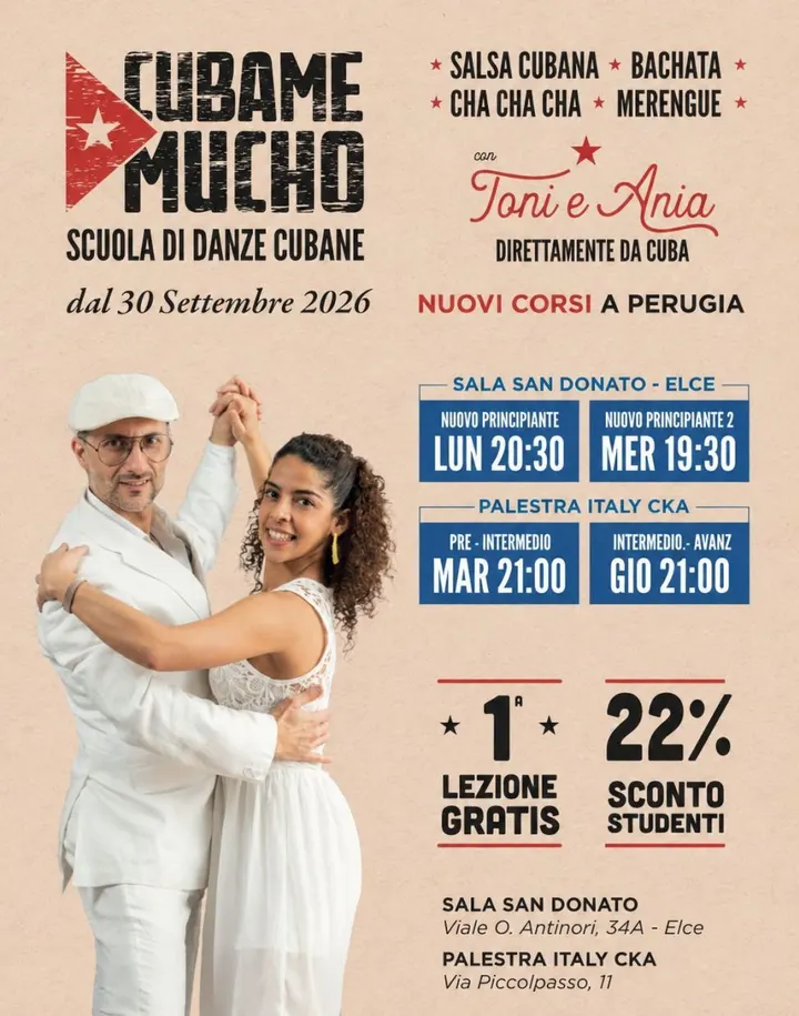 Cubame Mucho ASD — danza-studio a Madonna Alta, Perugia — 2