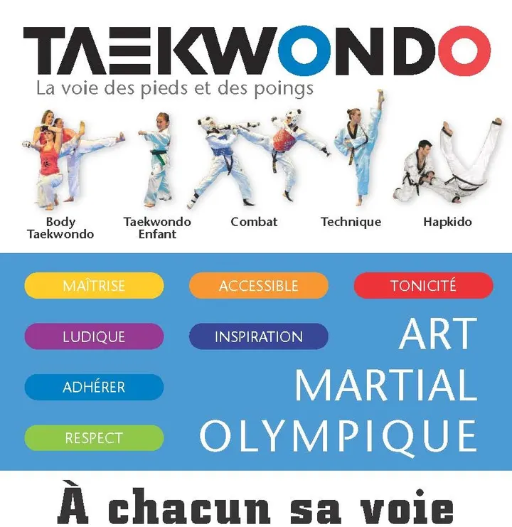 Taekwondo Club de la Plaine d'Aunis — Arts martiaux à Papineaux du Levant, Surgères