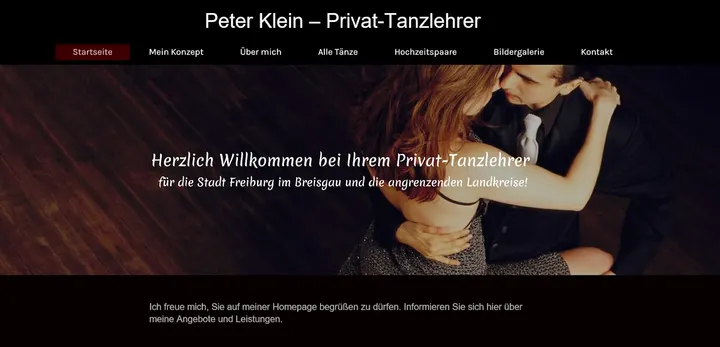 Peter Klein Privat-Tanzlehrer — Tanz in Brühl, Freiburg im Breisgau