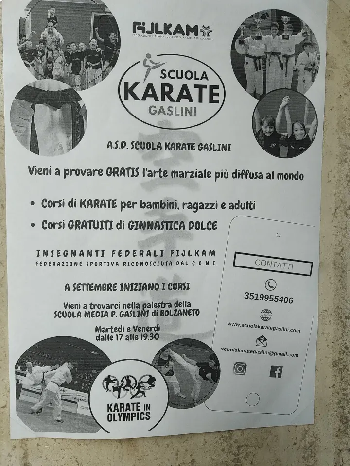 A.S.D. SCUOLA KARATE GASLINI — Arti marziali a Bolzaneto, Genova