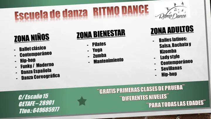 Ritmo Dance Getafe - María Fernández Centro bienestar — baile-studio en Centro, Getafe — 2